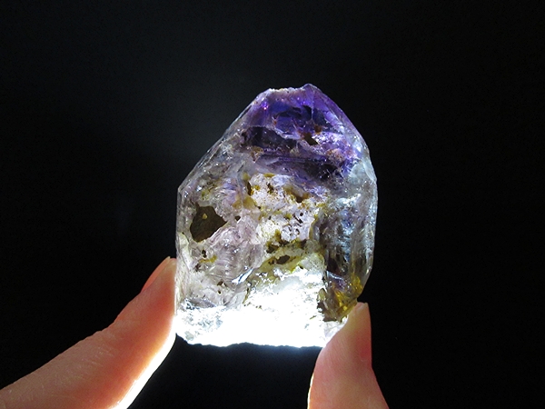 ザンビア産 アメジストエレスチャル原石