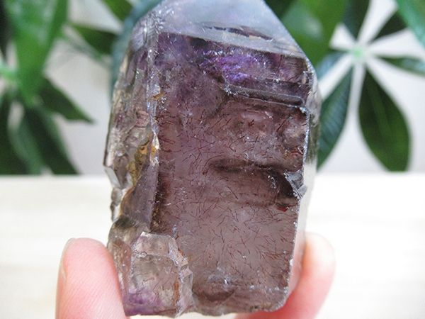 ザンビア産 アメジストエレスチャル原石