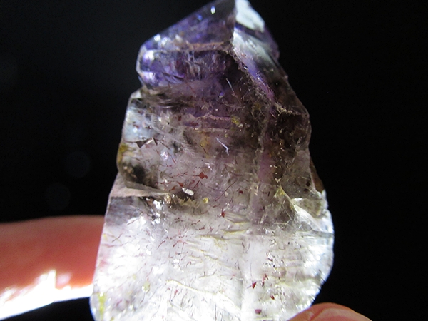 ザンビア産 アメジストエレスチャル原石
