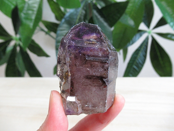 ザンビア産 アメジストエレスチャル原石