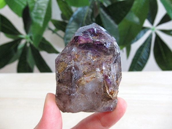 ザンビア産 アメジストエレスチャル原石