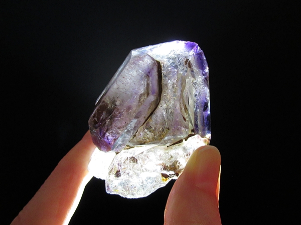 ザンビア産 アメジストエレスチャル原石