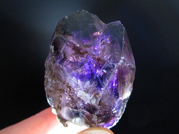 ザンビア産 アメジストエレスチャル原石