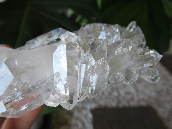 ブラジル ミナスジェライス州 ゼカ デ ソーザ 水晶 クラスター 原石