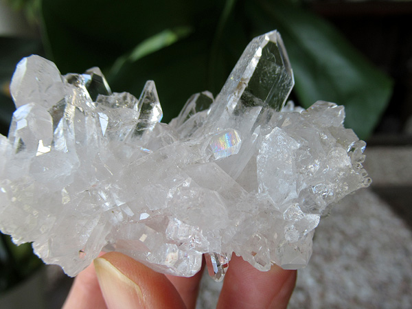 ブラジル ミナスジェライス州 ゼカ デ ソーザ 水晶 クラスター 原石