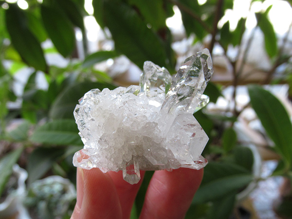 高品質 ブラジル ゼカデソーザ産 水晶 ミニクラスター 原石