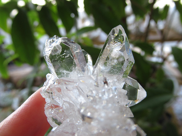 ブラジル ミナスジェライス州 ゼカ デ ソーザ 水晶 クラスター 原石石 スライス