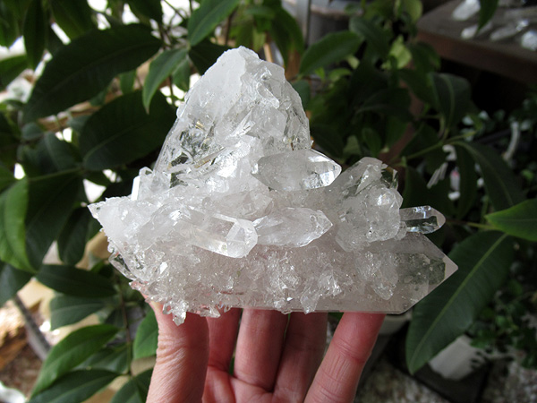 ブラジル ミナスジェライス州 ゼカ デ ソーザ 水晶 クラスター 原石