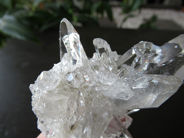 ブラジル ミナスジェライス州 ゼカ デ ソーザ 水晶 クラスター 原石