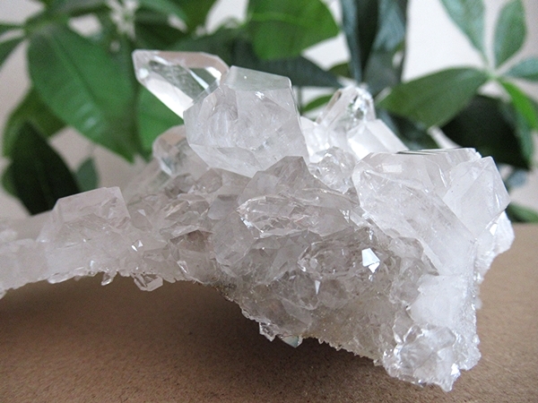 ブラジル ゼカデソーザ産 水晶 クラスター 原石