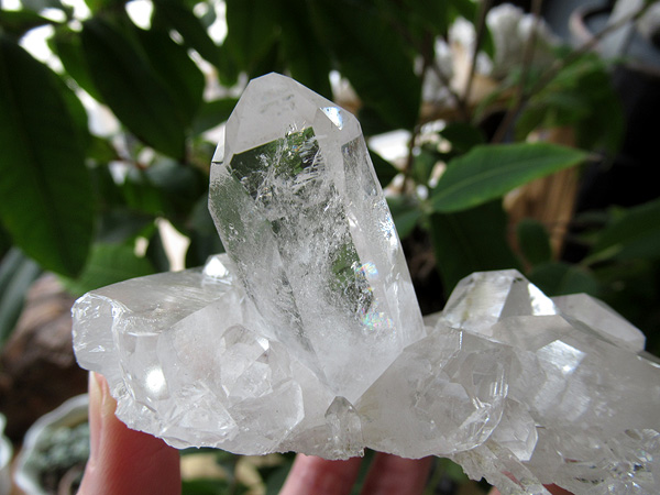 ブラジル ミナスジェライス州 ゼカ デ ソーザ 水晶 クラスター 原石