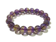 高品質】バイカラーアメトリン ブレスレット 約14mm 【鬮石】