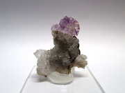 希少！アメジストエレスチャル セプタークォーツ 結晶 原石 インド産