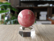 超激レア❗️❗️クォーツイン　ロードクロサイト　インカローズ　天然石　丸玉　水晶 インカローズの通販/ロードクロサイトの販売 |【鬮石】天然石専門店