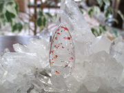 【超超超希少】レピドクロサイトインクォーツ《粒》ブレスレット　ハンドメイド レピドクロサイトinクォーツ（ファイアークォーツ） ブレスレット