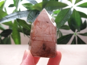 ルチルクォーツ 水晶 ポリッシュ ポイント マダガスカル産