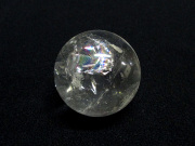 【高品質】 天然水晶 レインボークォーツ（虹入り） ブラジル産 丸玉 天然石専門店【鬮石】
