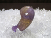 アメトリン 勾玉 紫水晶 然石 パワーストーン専門店 【鬮石】