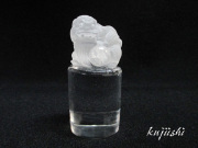 天然水晶 貔貅（ひきゅう）ヒキュウの彫刻