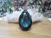 天然石　ラブラドライト 高品質ホワイトラブラドライトブレスレット #ホワイト