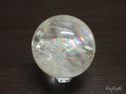 グリーンカルサイト最高品質　レインボー入　天然石 径11cm グリーンカルサイト最高品質 レインボー入 天然石 径11cm