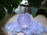 スターローズクォーツ 丸玉 ポリッシュ 紅水晶 マダガスカル産