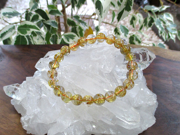ルチルクォーツブレスレット 天然石アクセサリーの通販 販売専門店 鬮石