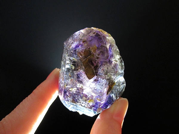 ザンビア産 アメジストエレスチャル原石
