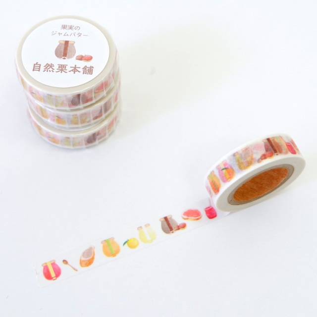 ジャムバター柄マスキングテープ