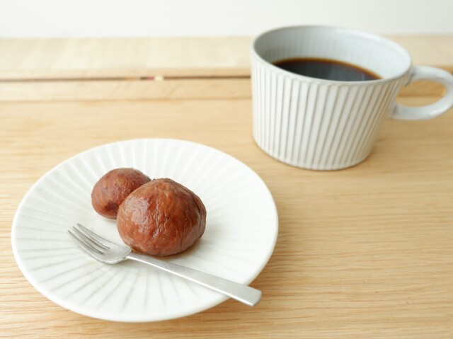 自然栗とコーヒー