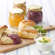 みかんバター、ラズベリーバター、マロンバター