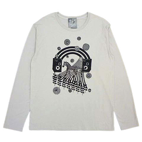 ゼブラDaydreamロングスリーブTシャツ