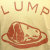 LUMP Tシャツ　サンドカーキ　プリント