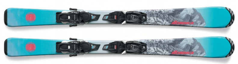 【送料無料！】NORDICA（ノルディカ）　ジュニアスキー＋ビンディングセット　TEAM G FDT with JR 4.5 FDT