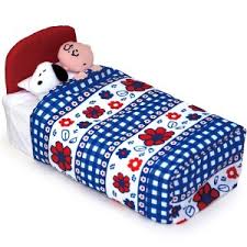 セキグチ　スヌーピー＆チャーリーブラウン ベッド型ティッシュカバー　675630