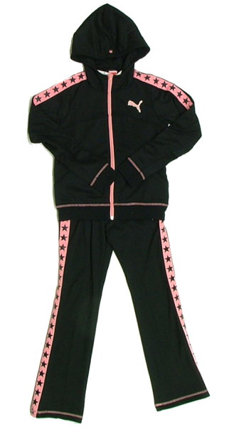 プーマ　フーデッド スウェットジャケット＆パンツ　822810/822811 【ガールズスウェットが上下で定価の半額！】