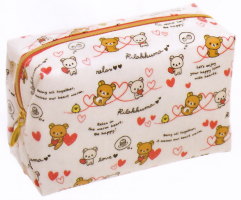 サンエックス　リラックマ「ハートがいっぱい」　ポーチ　CT-55301
