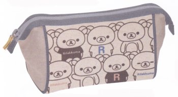 【新感覚の開け心地】サンエックス　リラックマ　がばっとオープンポーチ　