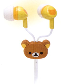 サンエックス　リラックマ「ダイカットシリーズ」 イヤフォン