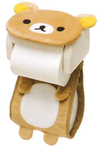 【トイレが可愛くに変身♪】サンエックス　リラックマ「ダイカットシリーズ」 ロールペーパーカバー