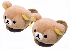 サンエックス　リラックマ　「ダイカットシリーズ」 ぬいぐるみスリッパ