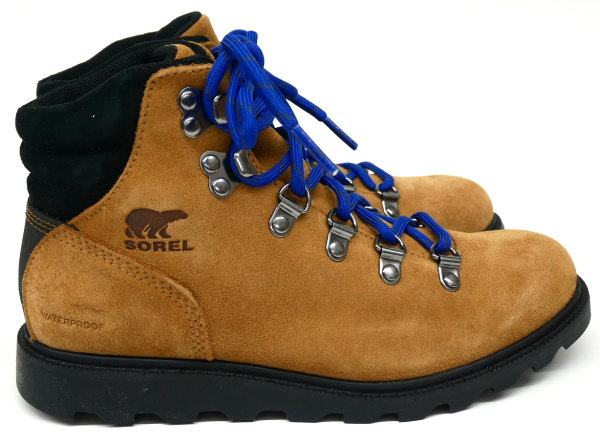 【定価の20％オフ！】SOREL（ソレル）　ユースウィンターブーツ　YOUTH MADSON HIKER WATERPROOF（ユース マディソン ハイカー ウォータープルーフ）　NY2995　224：CAMEL BROWN,BLACK