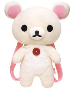 サンエックス　リラックマ　「ダイカットシリーズ」ぬいぐるみリュックサック　CT-36101