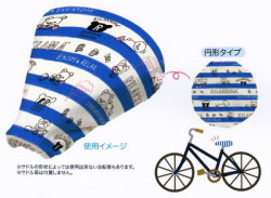 サンエックス　リラックマ　「しましまエブリデイテーマ」サドルカバーKF-82001