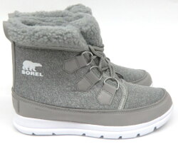 【定価の30％オフ！】SOREL（ソレル）　レディースブーツ　エクスプローラーカーニバル　LL5325　081：Dove,White 【送料無料！】
