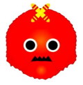 サカモト　デビガチャピン×デビムック　フェイスクッション　ムック　20161602