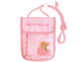 サンエックス　リラックマ「いちごテーマ」 首下げクリアポーチ　BV-24601