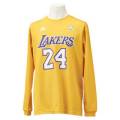 アディダス　NBA Player L/S （NBA プレイヤー ロングスリーブ シャツ） レイカーズ コービー・ブライアント　F41083 【定価の30％オフ！】