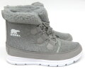 【定価の30％オフ！】SOREL（ソレル）　レディースブーツ　エクスプローラーカーニバル　LL5325　081：Dove,White 【送料無料！】