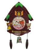 リラックマ「リラックマカフェ」 スモールログハウスクロック